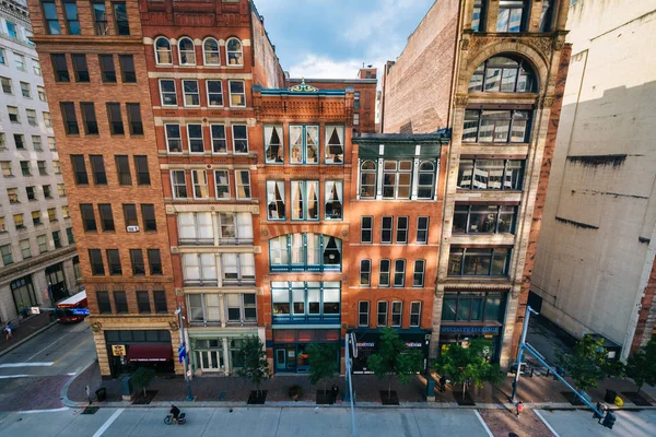 Utsikt Över Byggnader Längs Avenida Liberdade Centrala Pittsburgh Pennsylvania — Stockfoto