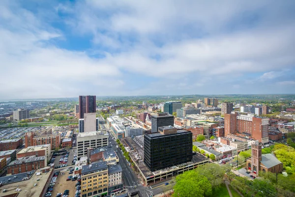 Vista Del Centro New Haven Connecticut —  Fotos de Stock