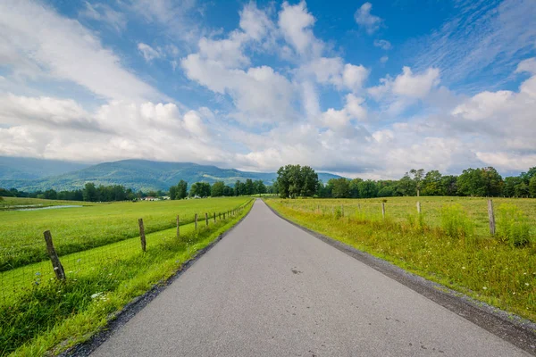 Une Route Campagne Dans Les Hautes Terres Rurales Potomac Virginie — Photo