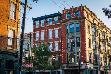 13. ve Vine, Over--Rhine, Cincinnati, Ohio binalar.