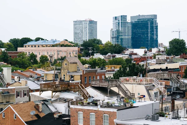 Federale Hill Harbor East Weergave Baltimore Maryland — Stockfoto