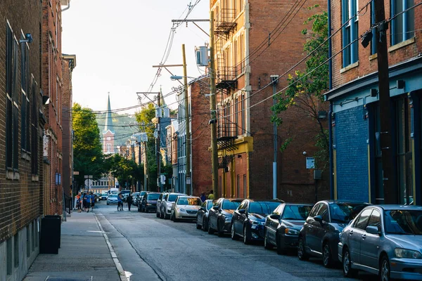 Republic Street Rhine Cincinnati Ohio — Foto de Stock