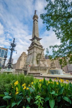Asker ve denizcilerin Anıtı Şehir Indianapolis, Indiana.