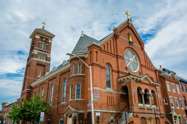 Iglesia Católica Romana San León Little Italy Baltimore Maryland —  Fotos de Stock