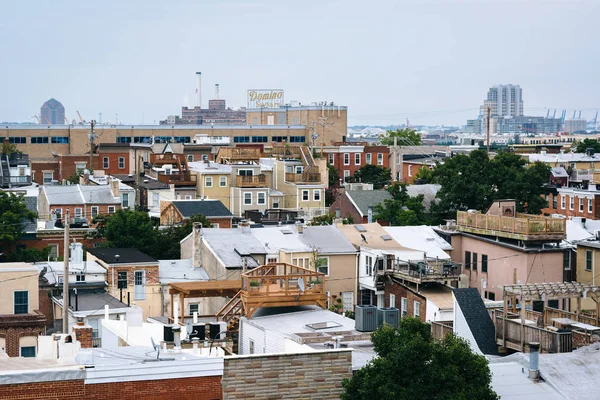 Utsikt Över Federal Hill Baltimore Maryland — Stockfoto