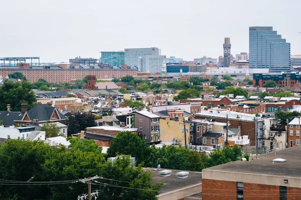 View Federal Hill Downtown Baltimore Maryland — Stock Photo, Image