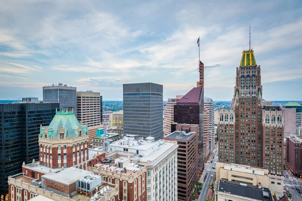 Vista Del Centro Baltimore Maryland — Foto de Stock