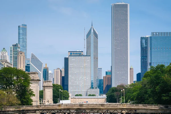 Vista Rascacielos Chicago Illinois — Foto de Stock