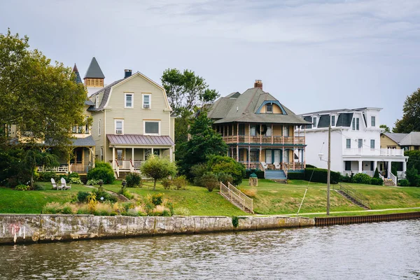 Hus Längs Wesley Lake Asbury Park New Jersey — Stockfoto