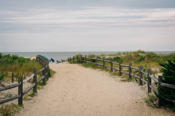 Camino Playa Ocean City Nueva Jersey — Foto de Stock