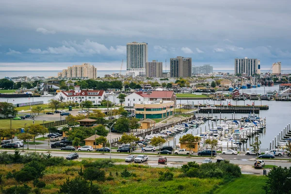 Pohled Přístav Státu Farley Budov Atlantic City New Jersey — Stock fotografie