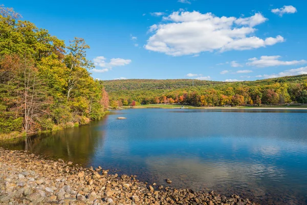 Tidiga Höstfärg Greenbrier Lake Greenbrier State Park Maryland — Stockfoto