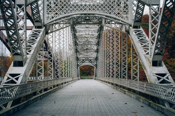 Viejo Puente Sobre Embalse Loch Raven Paper Mill Road Cockeysville — Foto de Stock