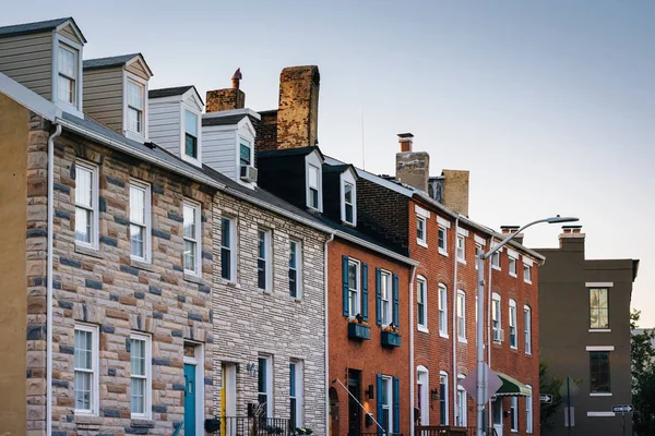 Row houses in Little Italy, Baltimore, Maryland