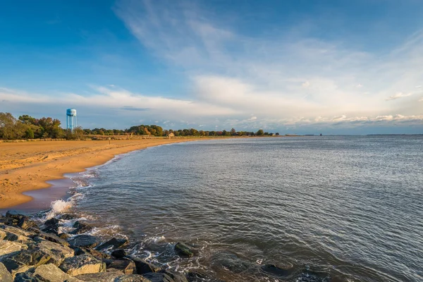 Stranden Sandy Point State Park Annapolis Maryland — Stockfoto