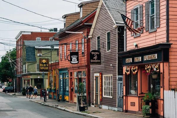 Derby Street Salem Massachusetts — Fotografia de Stock