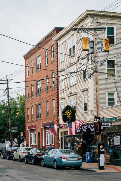 Derby Street Salem Massachusetts — Stok fotoğraf