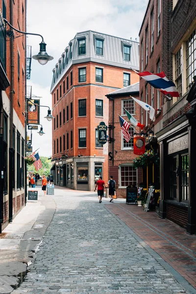 Marshall Street Bostonu Massachusetts — Stock fotografie