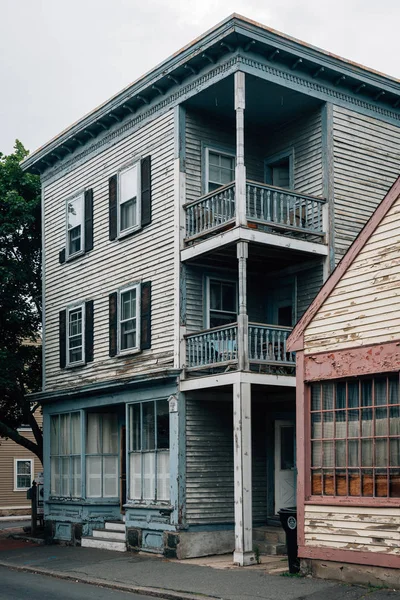 Salem Massachusetts Eski Evleri — Stok fotoğraf
