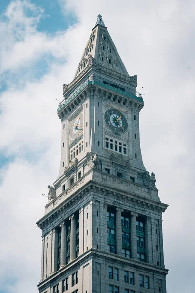 Custom House Tower Bostonu Massachusetts — Stock fotografie