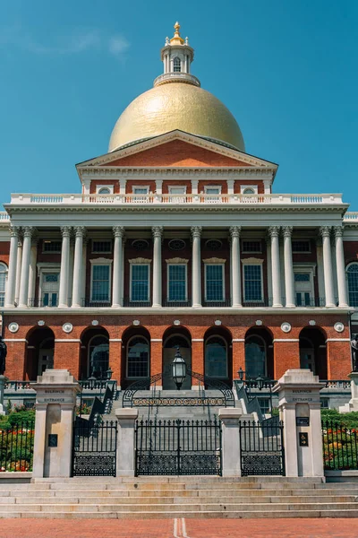 Massachusetts State House Beacon Hill Boston Massachusetts — Fotografia de Stock