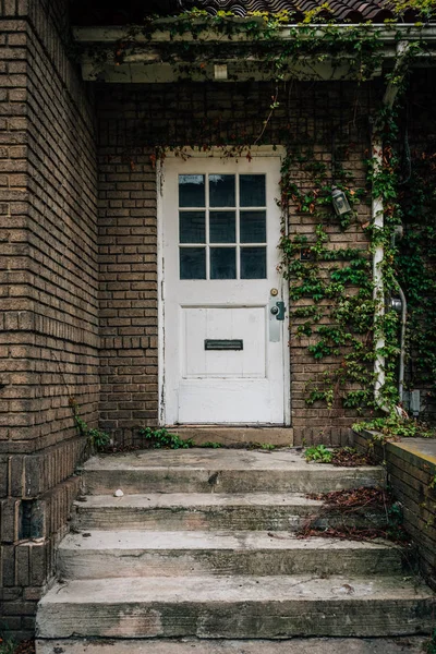 Door Abandoned Building Cleveland Ohio — Stock Photo, Image