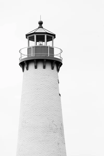 Milliken State Park Lighthouse Detroit Michigan — Stock Photo, Image