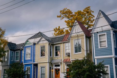 Old Town, Alexandria, Virginia evlerde satır