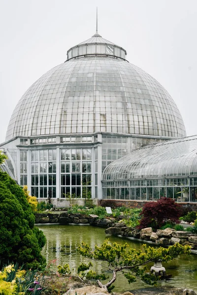 Belle Isle Conservatory Detroit Michigan — Foto Stock