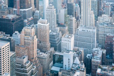 Midtown Manhattan, New York City'deki binalar görünümünü