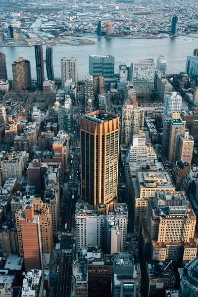 Vista Edifícios Midtown Manhattan Nova York — Fotografia de Stock