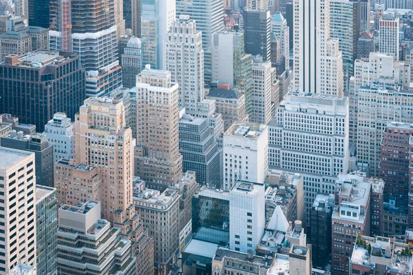 Vista Edifícios Midtown Manhattan Nova Iorque — Fotografia de Stock
