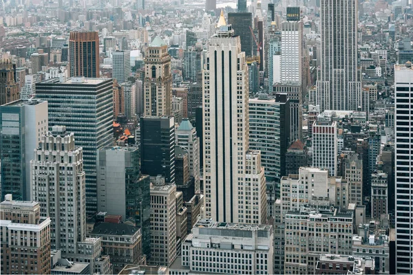 Vista Edifícios Midtown Manhattan Nova Iorque — Fotografia de Stock