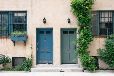Washington boyunca House, Greenwich Village, Manhattan, New York City Mews