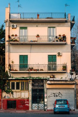 Via Alessandro Manzoni, Posillipo, Naples, İtalya içinde bir restoran.