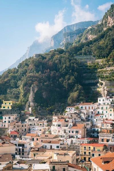 Weergave Van Amalfi Campania Italië — Stockfoto