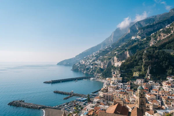 Weergave Van Amalfi Campania Italië — Stockfoto