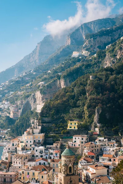 Vista Amalfi Campania Italia —  Fotos de Stock