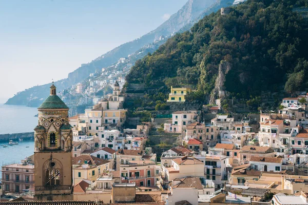 Weergave Van Amalfi Campania Italië — Stockfoto