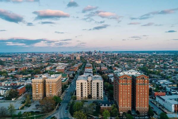 Vista Reservoir Hill Baltimore Maryland — Fotografia de Stock