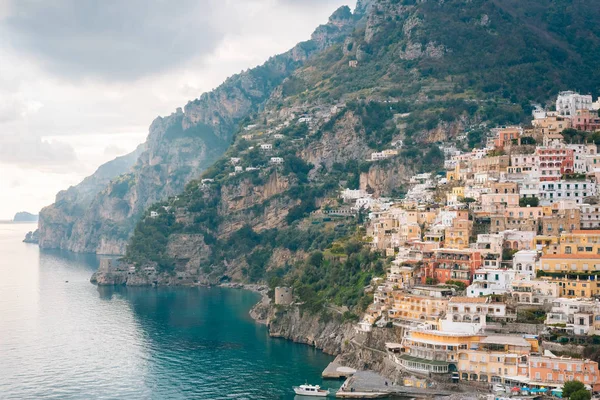 Vue Sur Positano Mer Tyrrhénienne Sur Côte Amalfitaine Campanie Italie — Photo