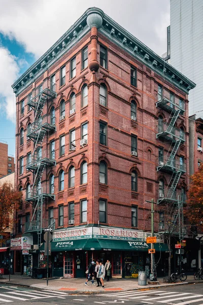 Rosario Nın Pizza Lower East Side Manhattan New York City — Stok fotoğraf