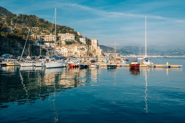 Puerto Deportivo Cetara Costa Amalfi Campania Italia —  Fotos de Stock
