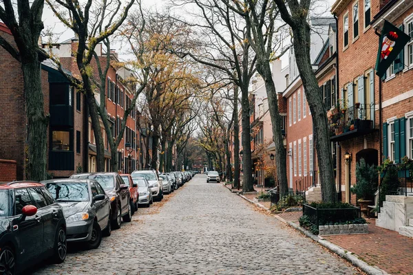 Delancey Caddesi Nde Society Hill Philadelphia Pennsylvania — Stok fotoğraf