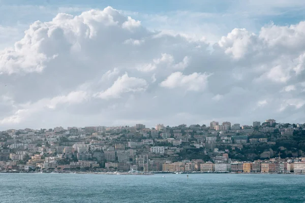 Widok Mergelinna Zatokę Neapolitańską Neapol Włochy — Zdjęcie stockowe