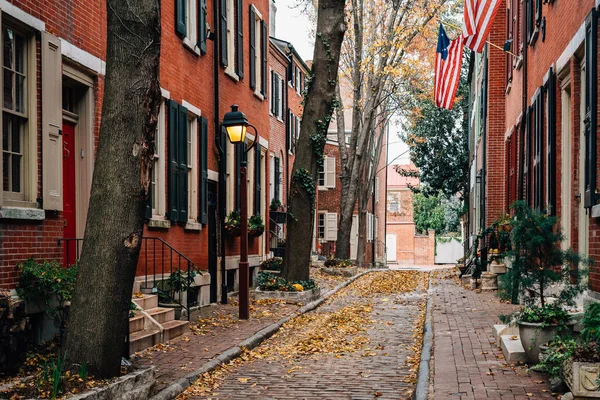 Amerikaanse Street Society Hill Philadelphia Pennsylvania — Stockfoto