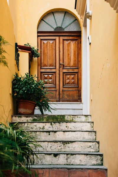 Uma Porta Capri Itália — Fotografia de Stock