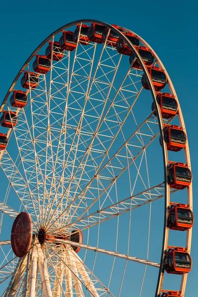 Ferris Wheel Salerno Campania Olaszország — Stock Fotó