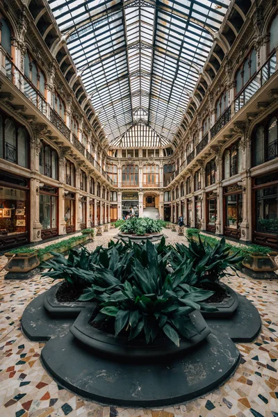 Belső Galleria Subalpina Torino Olaszország — Stock Fotó