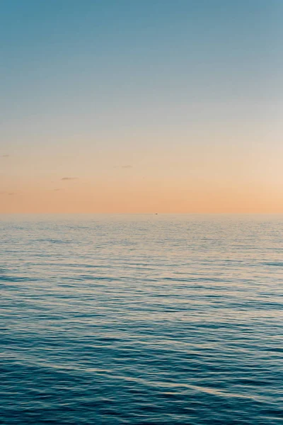 Mar Tirreno Atardecer Salerno Italia — Foto de Stock